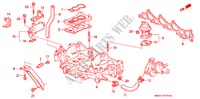 MULTIPLE DE ADMISION (CARBURADOR) para Honda ACCORD DX 4 Puertas 5 velocidades manual 1993