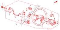 VOLANTE DE DIRECCION para Honda ACCORD 2.0 4 Puertas 5 velocidades manual 1993