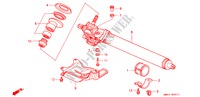 CAJA DE ENGRANAJE DE P.S.(RH) para Honda ACCORD WAGON 2.2I 5 Puertas 5 velocidades manual 1993
