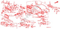 GUARNICION DE INSTRUMENTO(RH) para Honda ACCORD WAGON 2.2I 5 Puertas 5 velocidades manual 1993