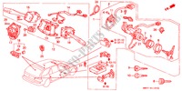 INTERRUPTOR COMBINACION para Honda ACCORD WAGON 2.2LXI 5 Puertas 5 velocidades manual 1993