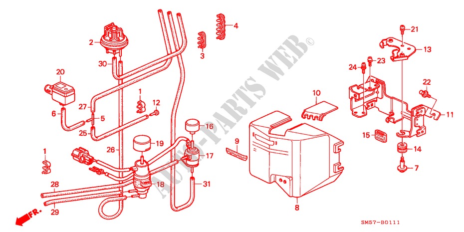 DISPOSITIVO DE CONTROL(KE) para Honda ACCORD WAGON 2.2I 5 Puertas 5 velocidades manual 1992