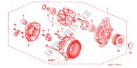 ALTERNADOR(DENSO) (DIESEL) para Honda CIVIC 2.2 EXECUTIVE  DPF 5 Puertas 6 velocidades manual 2008