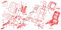ASIENTO DELANTERO(DER.) para Honda CIVIC 1.8 SE 5 Puertas Transmisión Manual Inteligente 2008