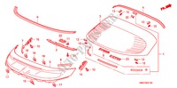 PARABRISAS TRASERA para Honda CIVIC 1.8 EXECUTIVE 5 Puertas 6 velocidades manual 2007