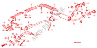 TUBERIA DE ESCAPE/SILENCIADOR (1.8L) para Honda CIVIC 1.8 SPORT 5 Puertas 6 velocidades manual 2007