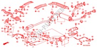 TUBERIA DE ESCAPE/SILENCIADOR (DIESEL)(2) para Honda CIVIC 2.2 SPORT      DPF 5 Puertas 6 velocidades manual 2008