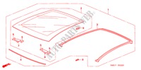 VIDRIO DE TECHO para Honda CIVIC 1.8 EXECUTIVE 5 Puertas 6 velocidades manual 2007