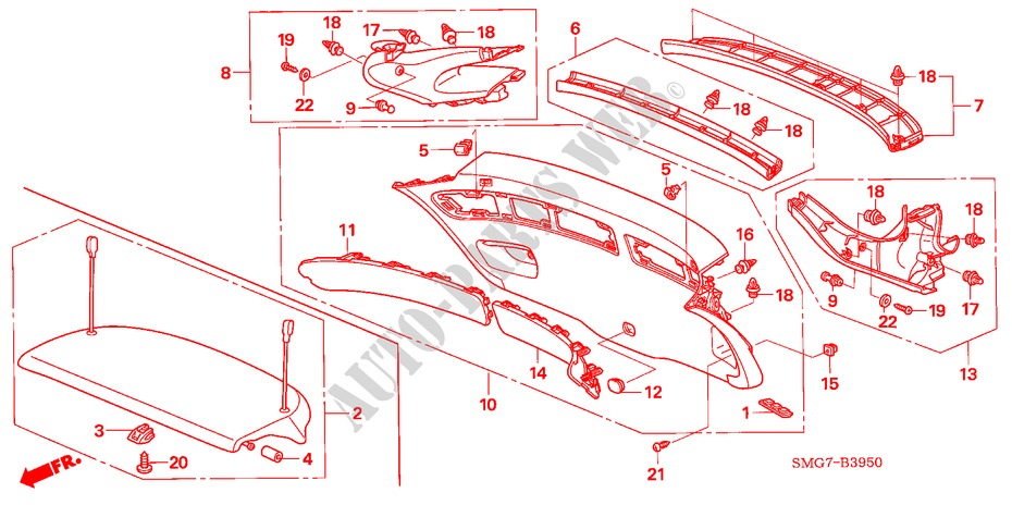 RECUBRIMIENTO PUERTA TR. para Honda CIVIC 2.2 EXECUTIVE 5 Puertas 6 velocidades manual 2006