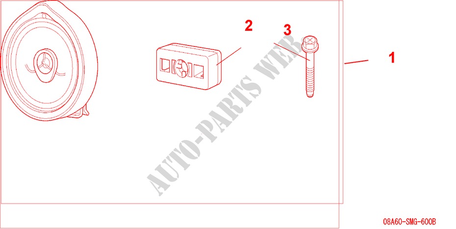 SPEAKER UPGRADE KIT para Honda CIVIC 1.8 SE 5 Puertas Transmisión Manual Inteligente 2008