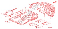 ALFOMBRA DE PISO para Honda CIVIC 1.8 GT 5 Puertas 6 velocidades manual 2010