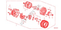 ALTERNADOR(MITSUBISHI)(1.4L) para Honda CIVIC 1.4 COMFORT 5 Puertas 6 velocidades manual 2010