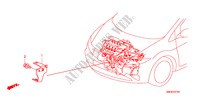 APOYO DE GRUPO DE CABLE DE MOTOR(1.4L) para Honda CIVIC 1.4 S 5 Puertas Transmisión Manual Inteligente 2010