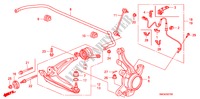 ARTICULACION DELANTERA para Honda CIVIC 1.8 SPORT 5 Puertas 6 velocidades manual 2010