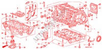 BLOQUE DE CILINDRO/COLECTOR DE ACEITE(1.8L) para Honda CIVIC 1.8 EXECUTIVE 5 Puertas 6 velocidades manual 2009