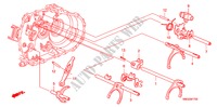 HORQUILLA DE CAMBIO(DIESEL) para Honda CIVIC 2.2 EXECUTIVE 5 Puertas 6 velocidades manual 2010