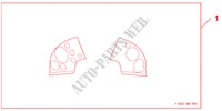INTERIOR PANEL LH  H/L WASHER para Honda CIVIC 1.4 SPORT 5 Puertas 6 velocidades manual 2009