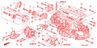 MENSULA DE MOTOR(DIESEL) para Honda CIVIC 2.2 GT 5 Puertas 6 velocidades manual 2010