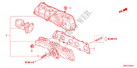 MULTIPLE DE ESCAPE(DIESEL) para Honda CIVIC 2.2 VXI 5 Puertas 6 velocidades manual 2010