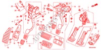 PEDAL(LH) para Honda CIVIC 1.8 SPORT 5 Puertas 6 velocidades manual 2010