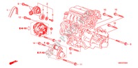 SOPORTE ALTERNADOR(1.4L) para Honda CIVIC 1.4 SPORT 5 Puertas Transmisión Manual Inteligente 2009