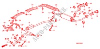 TUBERIA DE ESCAPE/SILENCIADOR(1.8L) para Honda CIVIC 1.8 EX 5 Puertas 5 velocidades automática 2009