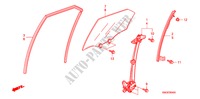 VENTANILLAS PUERTA TRAS./REGULATOR para Honda CIVIC 1.8 GT 5 Puertas 6 velocidades manual 2010