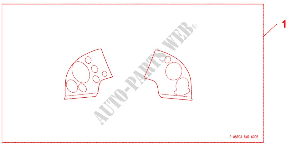 INTERIOR PANEL LH  H/L WASHER para Honda CIVIC 1.8 GT 5 Puertas 6 velocidades manual 2010