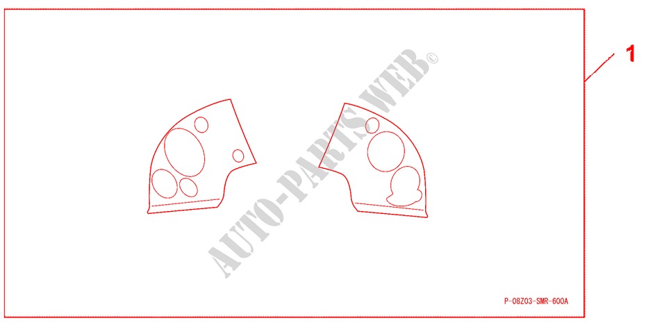 INTERIOR PANEL LH para Honda CIVIC 1.8 COMFORT 5 Puertas 6 velocidades manual 2010