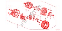 ALTERNADOR(1.4L) para Honda CIVIC 1.4BASE 5 Puertas Transmisión Manual Inteligente 2011