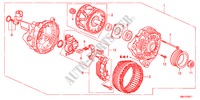 ALTERNADOR(1.8L) para Honda CIVIC 1.8SPORT 5 Puertas 6 velocidades manual 2011