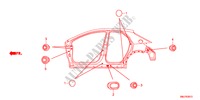 ANILLO(LADO) para Honda CIVIC 1.4SPORT 5 Puertas 6 velocidades manual 2011