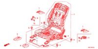 ASIENTO DEL.(IZQ.) para Honda CIVIC 1.4SPORT 5 Puertas Transmisión Manual Inteligente 2011