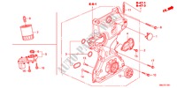 BOMBA DE ACEITE(1.8L) para Honda CIVIC 1.8COMFORT 5 Puertas 6 velocidades manual 2011
