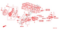 BOMBA DE AGUA(1.4L) para Honda CIVIC 1.4BASE 5 Puertas Transmisión Manual Inteligente 2011
