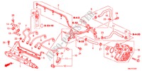 CARRIL DE COMBUSTIBLE/BOMBA DE PRESION ALTA(DIESEL) para Honda CIVIC 2.2SPORT 5 Puertas 6 velocidades manual 2011