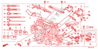 CONJ. DE CABLES DE MOTOR(1.8L) para Honda CIVIC 1.8SPORT 5 Puertas 5 velocidades automática 2011