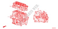 CONJ. DE MOTOR/ENS. DE TRANSMISION(1.4L) para Honda CIVIC 1.4GT    AUDIOLESS 5 Puertas Transmisión Manual Inteligente 2011