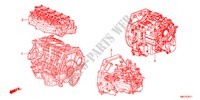 CONJ. DE MOTOR/ENS. DE TRANSMISION(1.8L) para Honda CIVIC 1.8COMFORT 5 Puertas 6 velocidades manual 2011