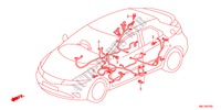 CONJUNTO DE ALAMBRES(RH)(2) para Honda CIVIC 1.4GT    AUDIOLESS 5 Puertas Transmisión Manual Inteligente 2011