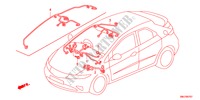 CONJUNTO DE ALAMBRES(RH)(4) para Honda CIVIC 1.8EXI 5 Puertas 6 velocidades manual 2011