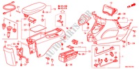 CONSOLA para Honda CIVIC 1.8GT 5 Puertas 5 velocidades automática 2011