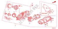 CONTROL DE CALEFACTOR(RH) para Honda CIVIC 1.4GT    AUDIOLESS 5 Puertas Transmisión Manual Inteligente 2011