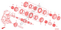 EJE PRINCIPAL(1.4L)(1.8L) para Honda CIVIC 1.8GT 5 Puertas 6 velocidades manual 2011