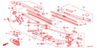 LIMPIAPARABRISAS(RH) para Honda CIVIC 1.8EX 5 Puertas 5 velocidades automática 2011