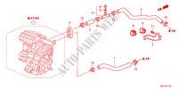 MANGUERA DE AGUA(1.4L)(RH) para Honda CIVIC 1.4SE 5 Puertas 6 velocidades manual 2011