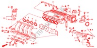 MULTIPLE DE ADMISION(1.4L) para Honda CIVIC 1.4GT    AUDIOLESS 5 Puertas Transmisión Manual Inteligente 2011