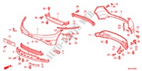 PARAGOLPES para Honda CIVIC 1.8EXE 5 Puertas 5 velocidades automática 2011