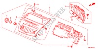 RADIO AUTOMATICA(LH)(1) para Honda CIVIC 1.4SPORT LPG 5 Puertas 6 velocidades manual 2011