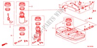 TANQUE DE COMBUSTIBLE(1.4L)(1.8L) para Honda CIVIC 1.8EXE 5 Puertas 6 velocidades manual 2011